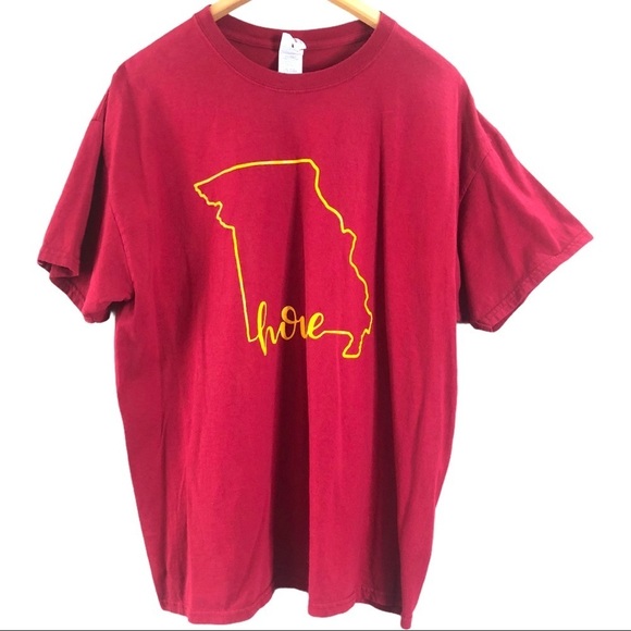 Missouri Life HOME TEE Gildan Size XL Red Men's - Picture 3 of 9